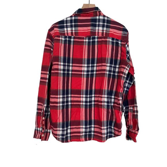 Urban Pipeline Mens Long Sleeve Flannel Button-Down Red Size XL - Picture 7 of 7